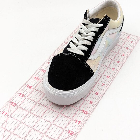 VANS Unisex Old Skool Pastel Clouds Stacked Black Sneakers size M7.5 W9 - Picture 3 of 11